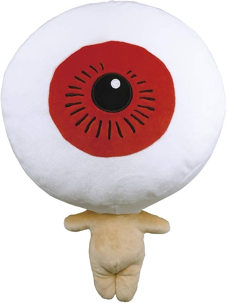 Amazon.co.jp: ゲゲゲの鬼太郎 妖怪グッズ もっちりクッション 目玉