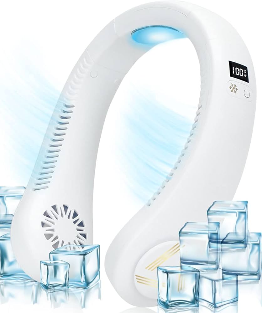 Amazon | ネッククーラー 首掛け扇風機 冷却プレート 強力 熱中症対策