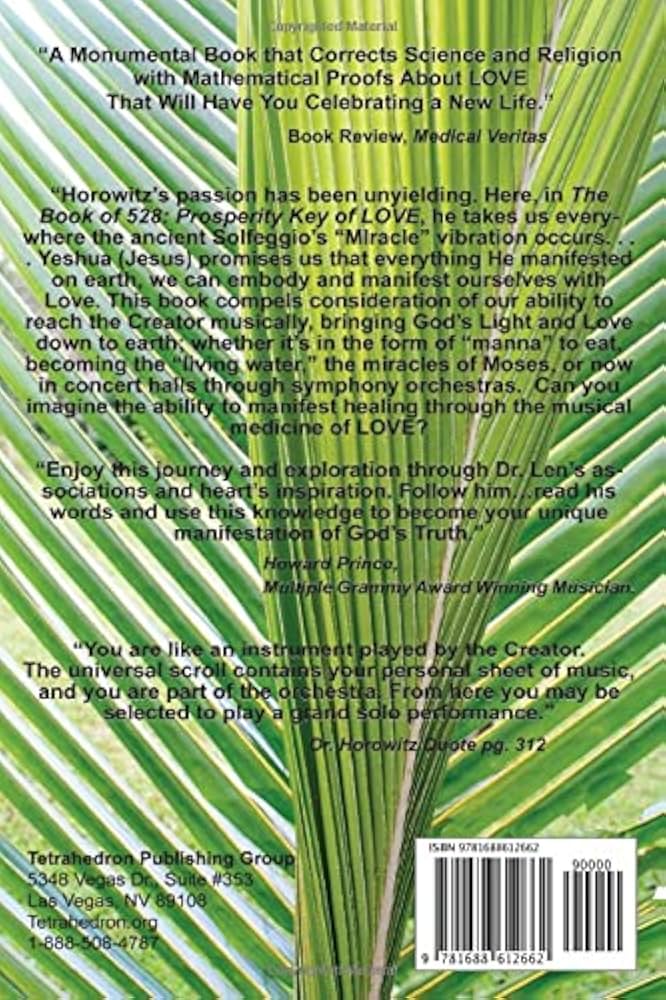 The Book of 528: Prosperity Key of Love: Horowitz, Leonard G
