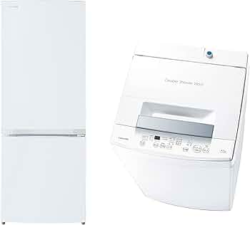 Amazon | 【新生活家電2点セット】一人暮らし 東芝 冷蔵庫 153L