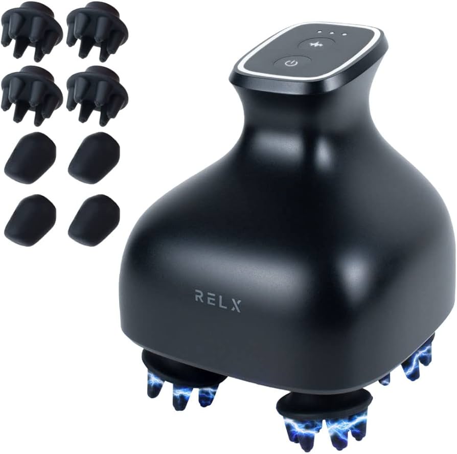 Amazon.co.jp: RELX EMS Head Spa, IPX7 Waterproof (Made in Japan