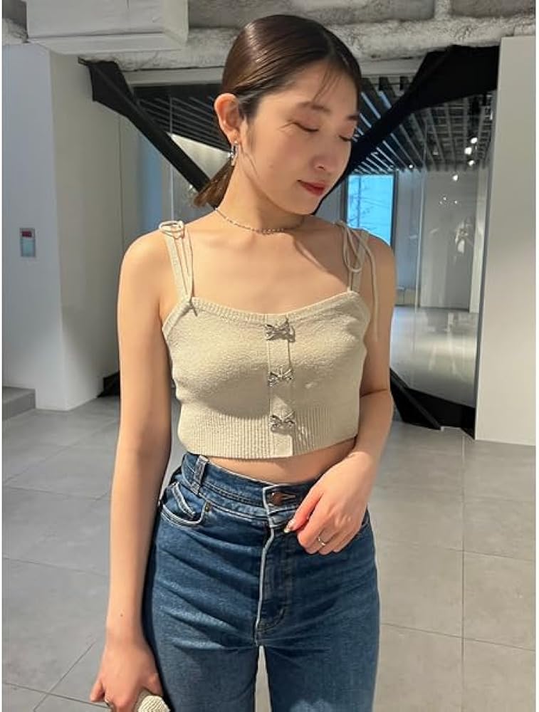 Amazon.co.jp: [スナイデル] リボンビジューボタンビスチェ SWNT242107