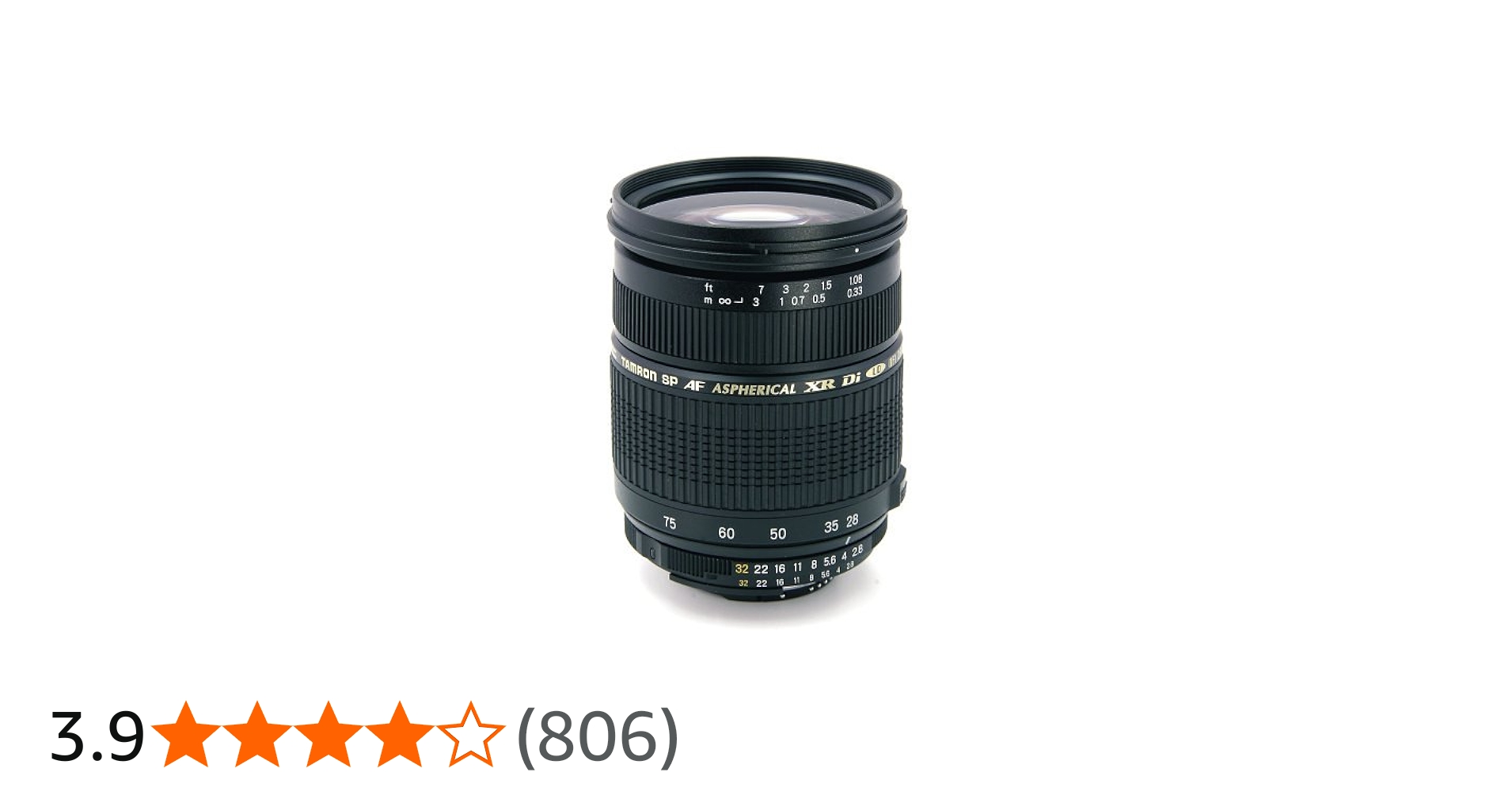 Amazon.co.jp: Tamron 28-75mm f/2.8 Canon Di Autofocus SLR Macro