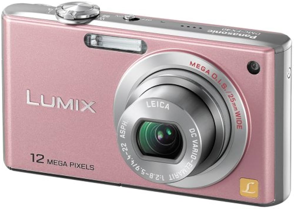 Amazon.co.jp: Panasonic LUMIX FX40 Digital Camera, Sweet Pink, DMC