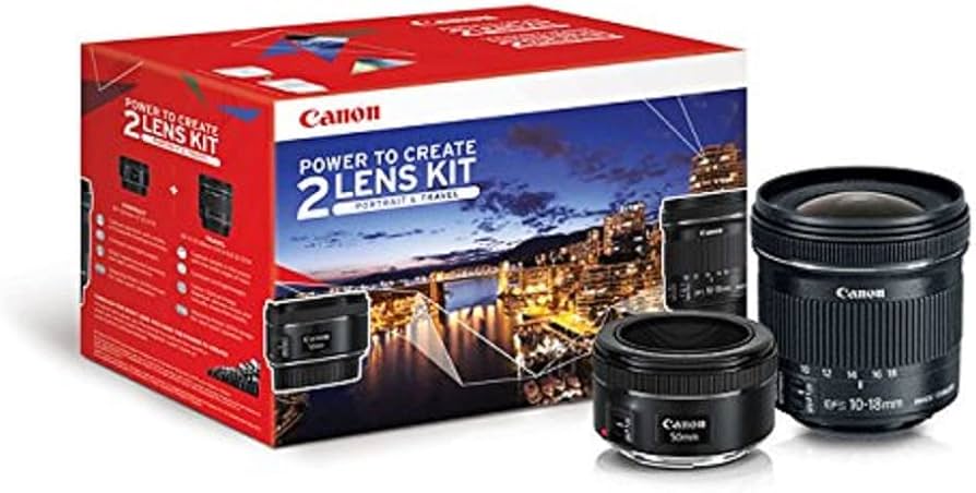 Amazon.co.jp: Canon EF 50mm f/1.8 STM + EF-S10-18 STM レンズキット