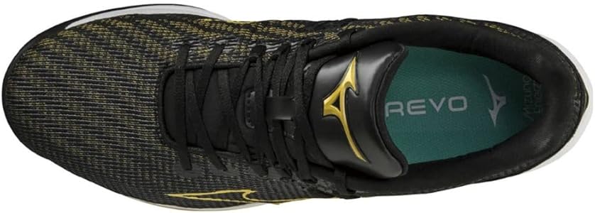 Amazon | [ミズノ] ウエーブ ライトレボラン プロ ブラック/ゴールド