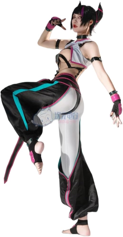 Amazon.co.jp: [QMIQMI] ストリートファイター6 韓蛛俐 コスプレ衣装