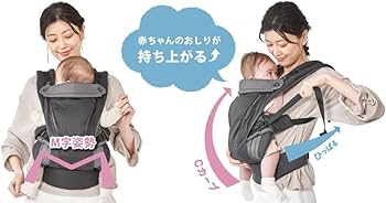 Amazon.co.jp: ラッキー1934 fuwa hug フワハグ 抱っこ紐