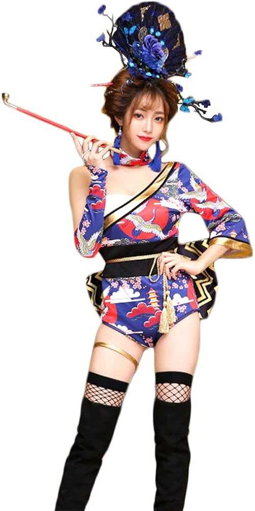 Amazon | [Malymoon] 花魁 コスチューム コスプレ 衣装 セクシー