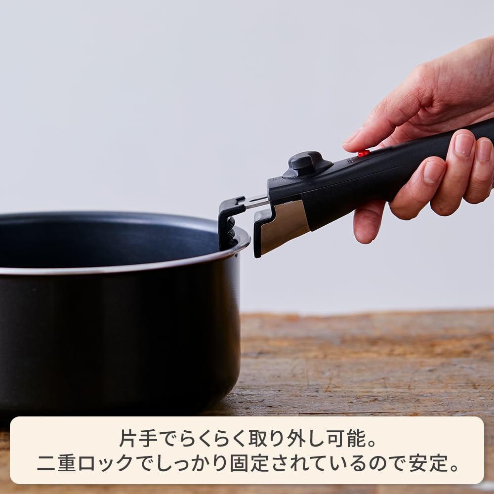 Amazon.co.jp: アイリスオーヤマ 取っ手のとれる 鍋 フライパンセット