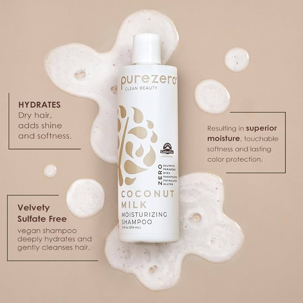 Amazon.com : Purezero Coconut Milk Shampoo & Conditioner Set - 100