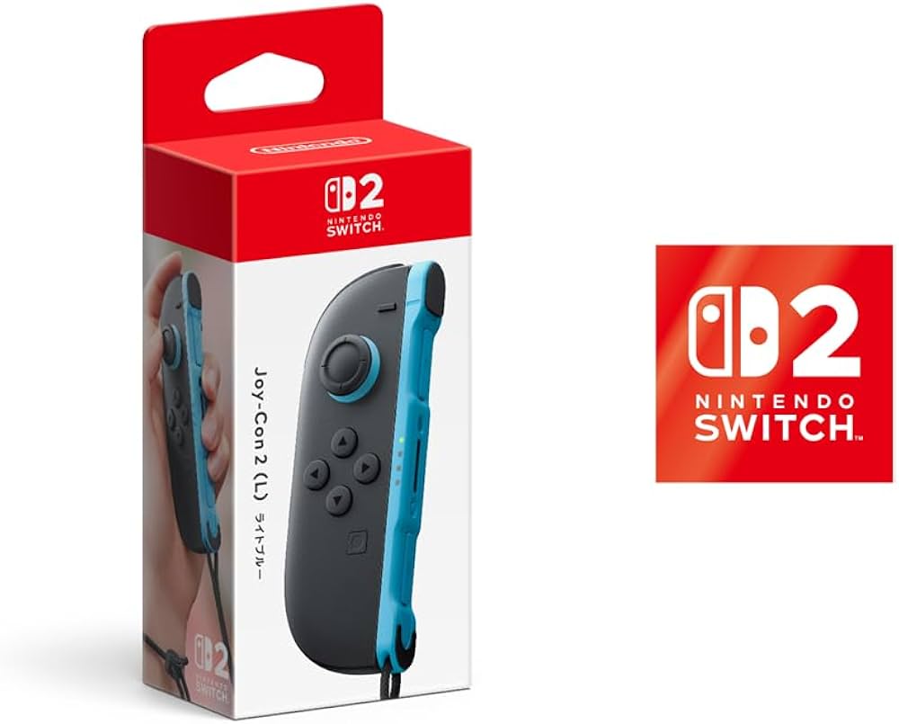 Amazon.co.jp: 【任天堂純正品】Joy-Con 2 (L) ライトブルー 【Amazon