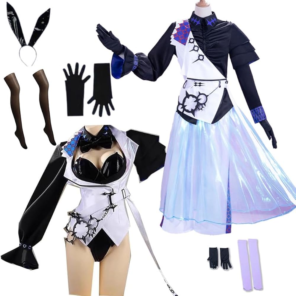 Amazon.co.jp: [青空COS]コスプレ 星導ショウ コスプレ衣装 バニー 新