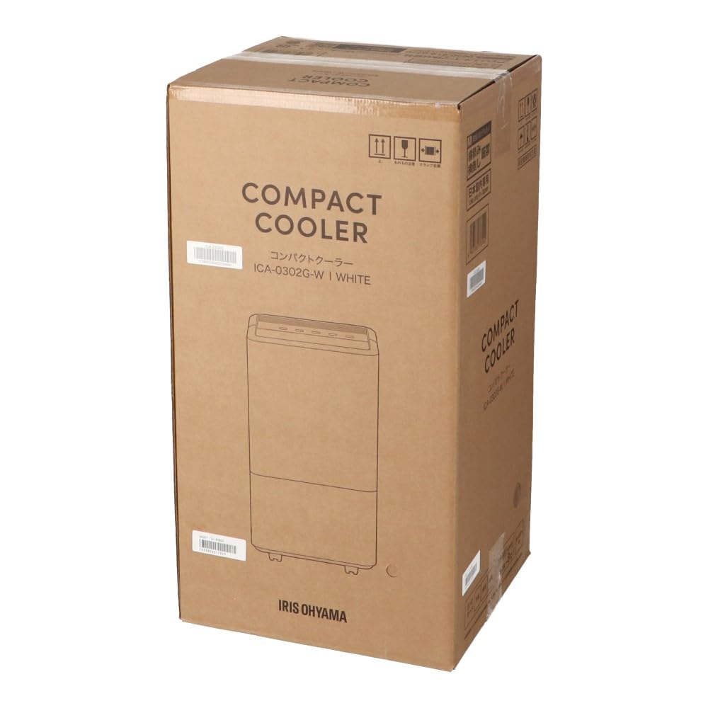 Amazon.co.jp: ICA-0302G(ホワイト) コンパクトクーラー 冷風・除湿