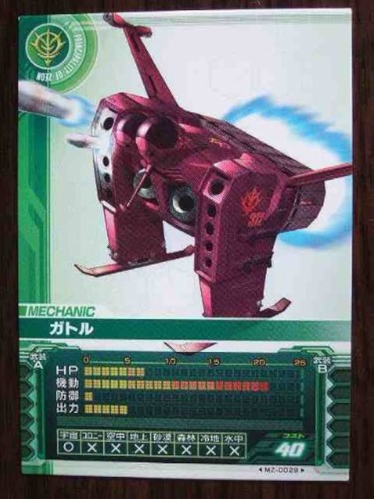Amazon.co.jp: ガンダムカードビルダー MZ-0029 ガトル : おもちゃ