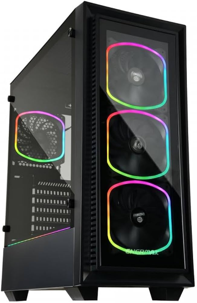 Amazon | ENERMAX アドレッサブルRGB LEDファン4個付属 PCケース