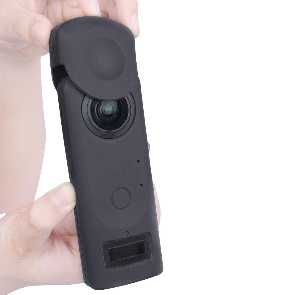 Amazon | TIUIHU ポータブルシリコンケース Ricoh Theta Z1 360度