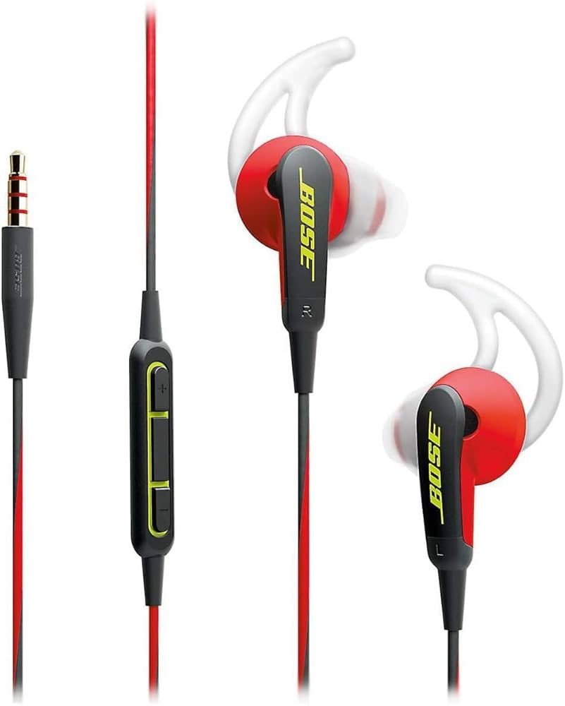 Amazon.com: Bose SoundSport In-Ear Headphones w/Mic (Apple) (Red
