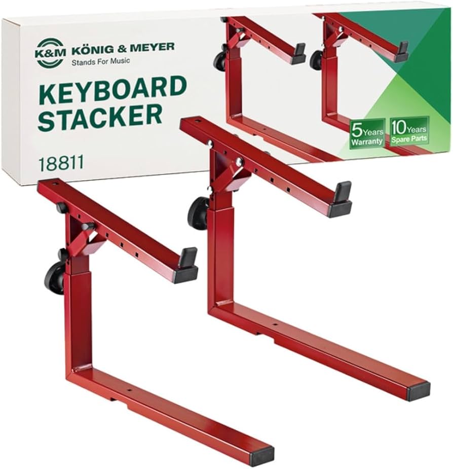 Amazon.com: K&M Konig & Meyer Keyboard Stacker, Red (18811.000.91