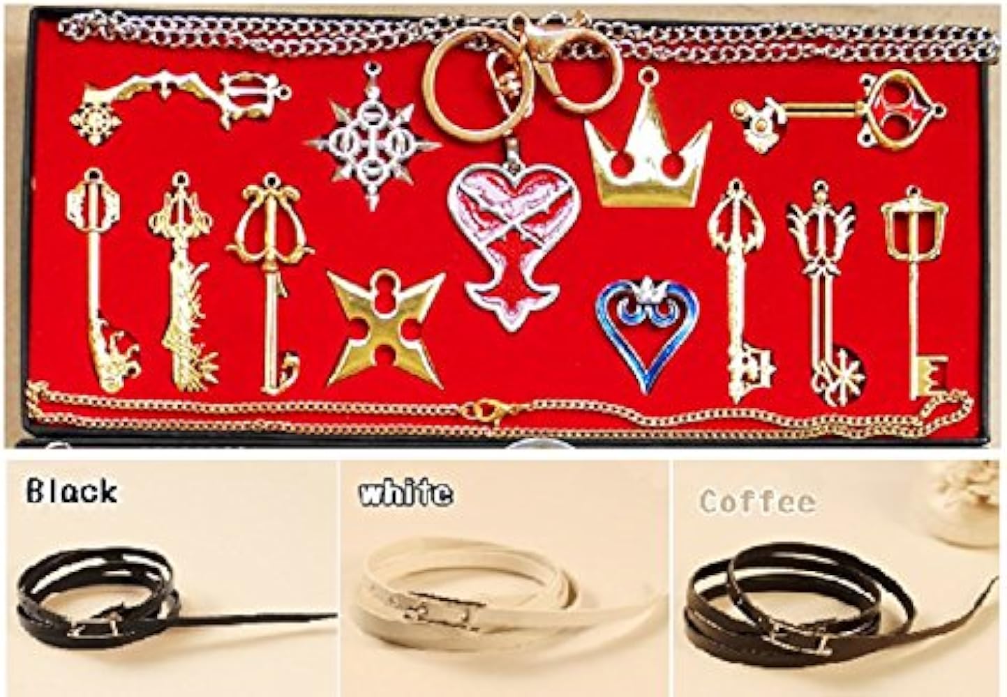 Amazon.co.jp: キングダム ハーツ 豪華13個 ネックレス セット