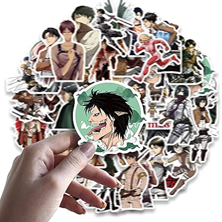 Amazon.co.jp: yarui 進撃の巨人シール100個 可愛い ステッカー