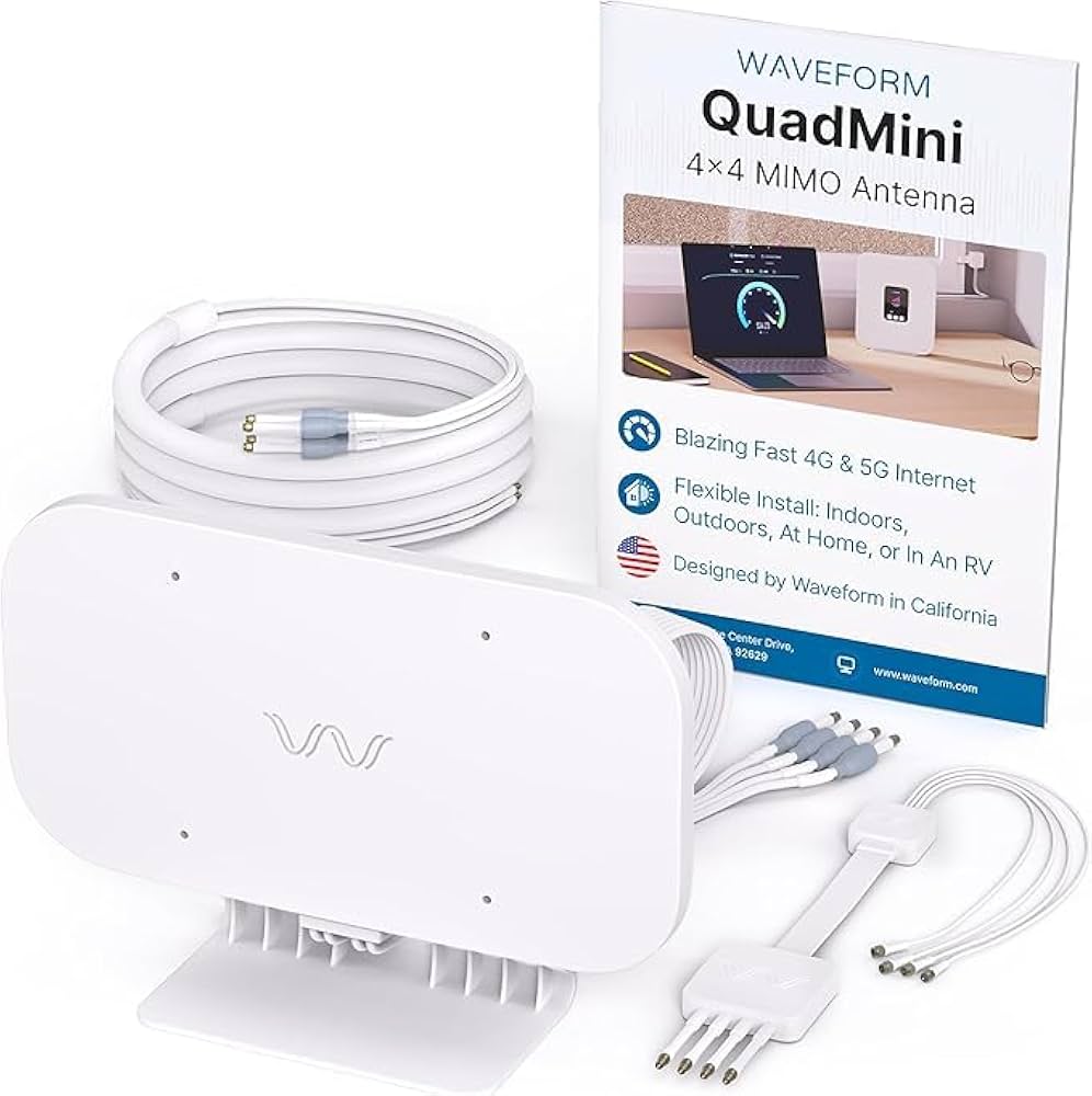 Amazon.com: Waveform QuadMini Antenna 4x4 MIMO External Antenna
