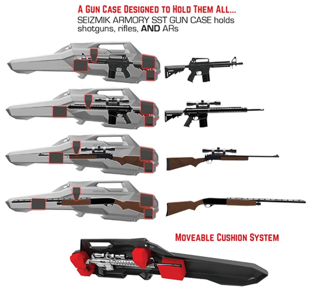 Amazon.co.jp: Seizmik Armory SST ガンケース : 車＆バイク