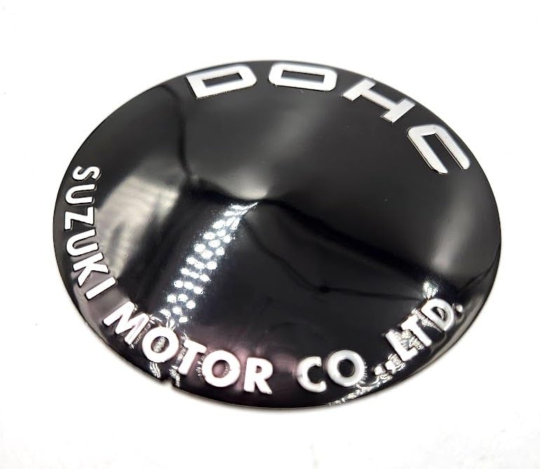 Amazon.co.jp: GS400 ポイントカバー エンブレム ステッカー 黒 SUZUKI