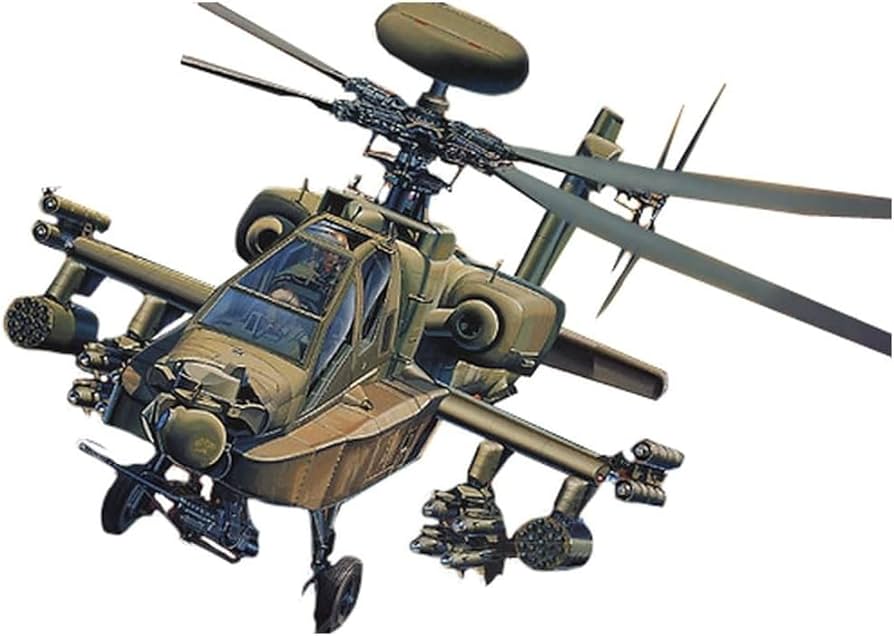 Amazon | アカデミー 1/48 アメリカ陸軍 AH-64D アパッチロングボウ