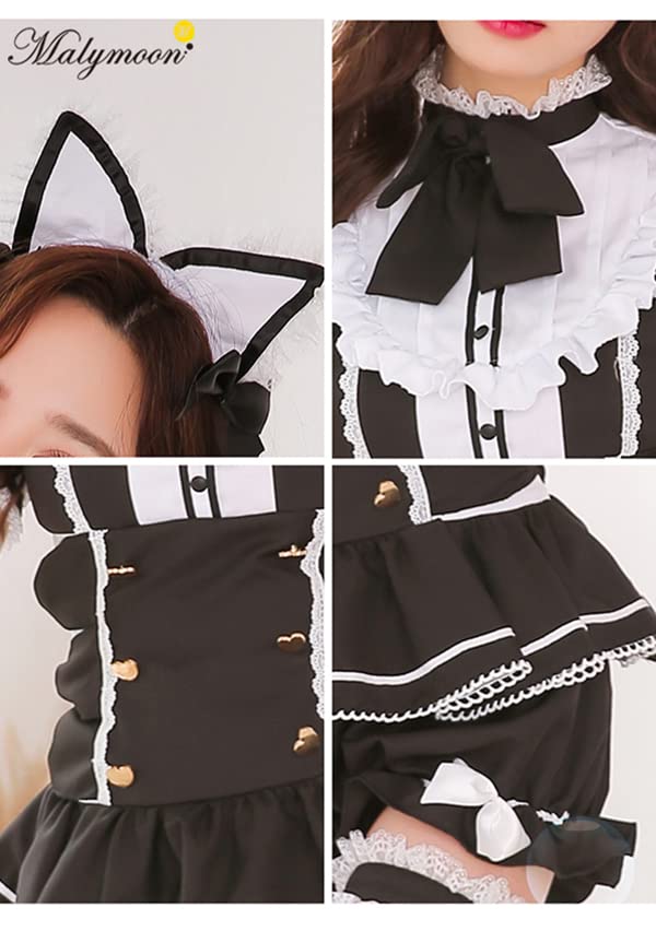 Amazon.co.jp: [Malymoon] ハロウィン ねこ キャット 白猫 黒猫