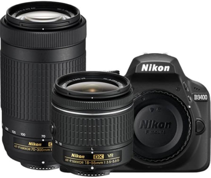 Amazon.com : Nikon D3400 DSLR Camera with AF-P DX NIKKOR 18-55mm f