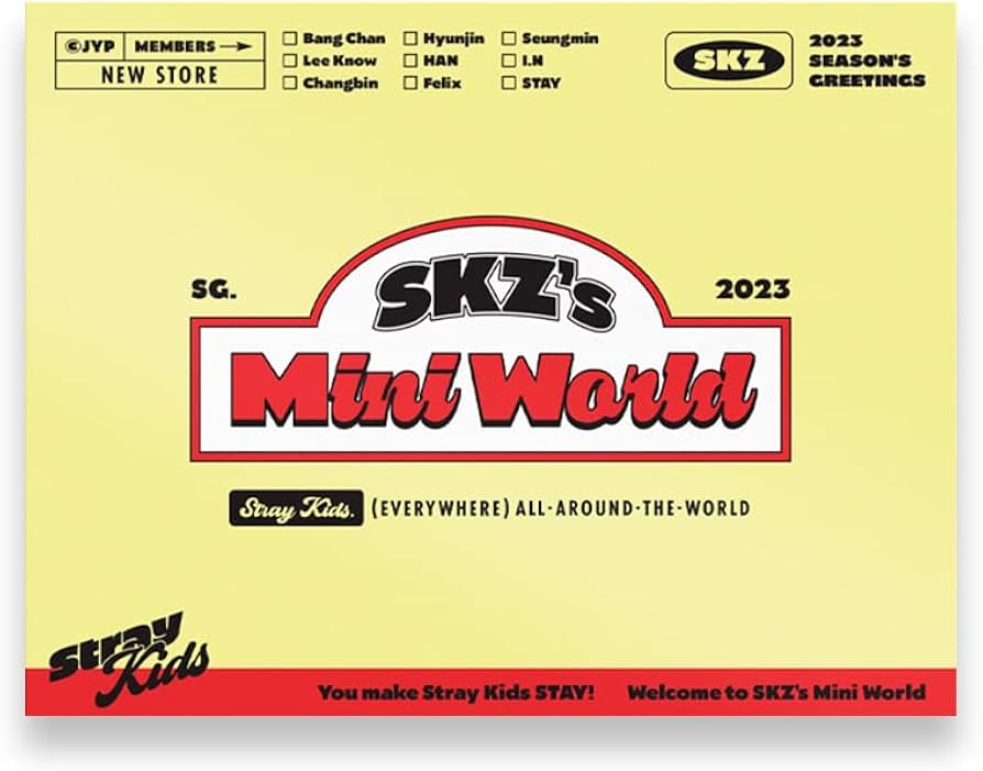 Amazon.com: Generic 2023 SEASON'S GREETINGS - SKZ's Mini World