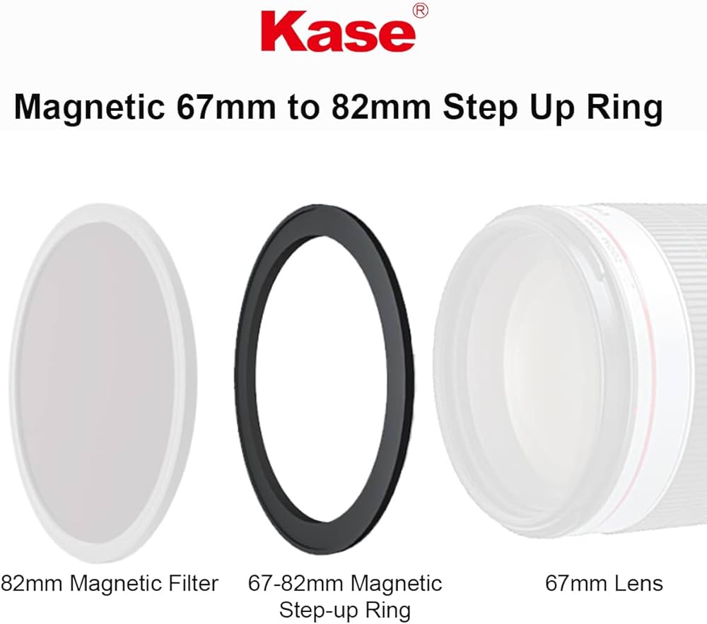 Amazon | Kase Magnetic 67-82mm 67mmから82mmフィルター ステップ