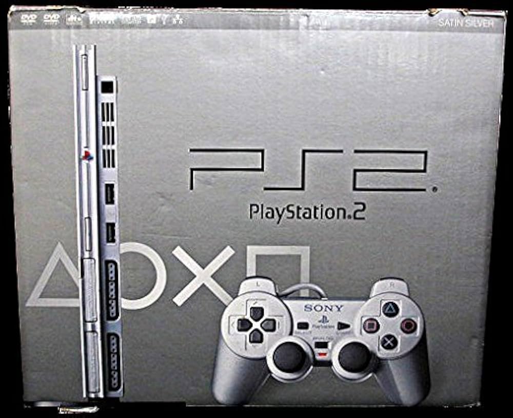 Amazon | PlayStation 2 サテン・シルバー (SCPH-79000SS) 【メーカー