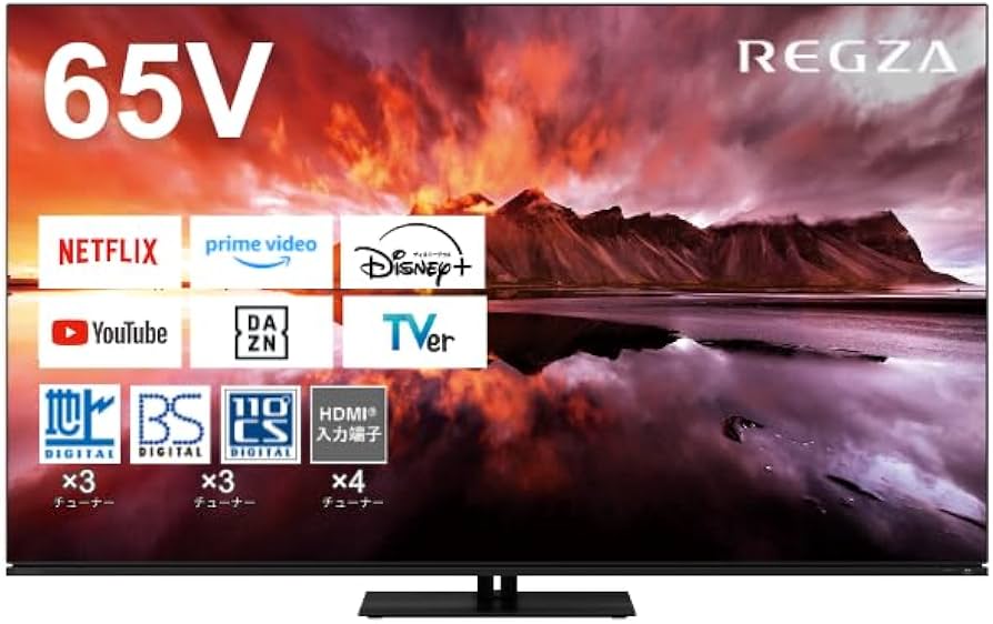 Amazon | REGZA 65インチ 有機EL 65X8900N スマートテレビ Dolby Atmos
