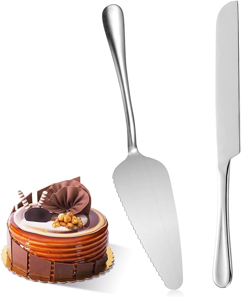 Amazon | 2点セットケーキナイフ ケーキサーバー食品グレードの