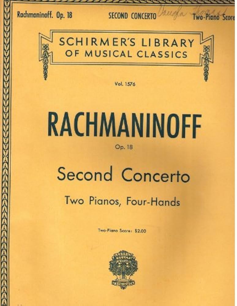 Schirmer's Library of Musical Classics Vol. 1576 Rachmaninoff Op
