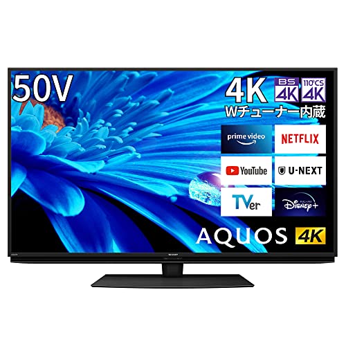 Amazon | シャープ 50V型 4K 液晶 テレビ AQUOS 4T-C50EN2 N-Black