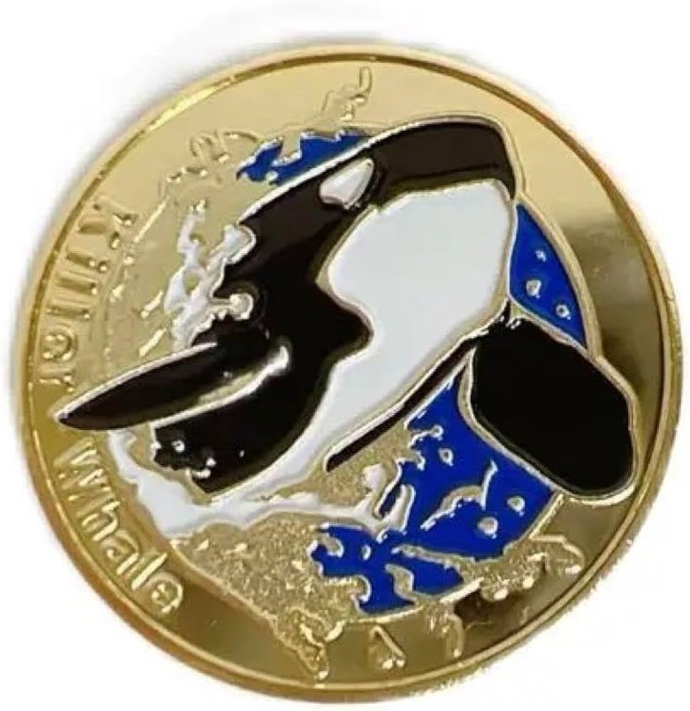 Amazon.co.jp: 鴨川シーワールド シャチ 記念メダル 茶平工業 : 文房具
