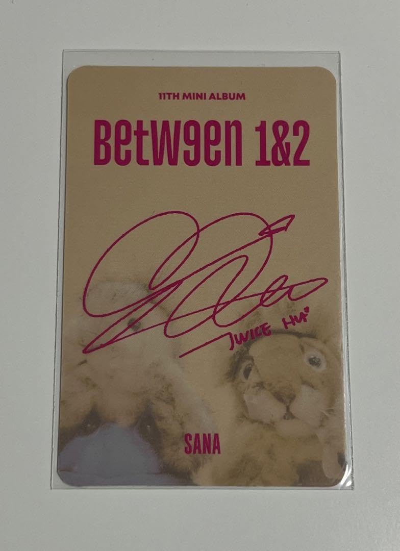 Amazon.co.jp: TWICE サナ トレカ between1&2 : おもちゃ