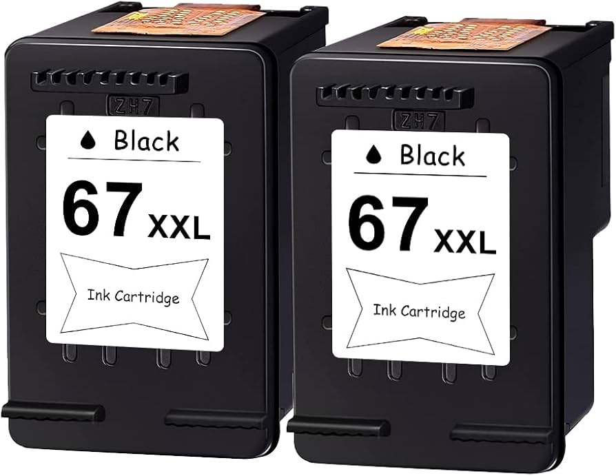 Amazon.co.jp: HP 67XXL ブラック 大容量インクカートリッジ HP
