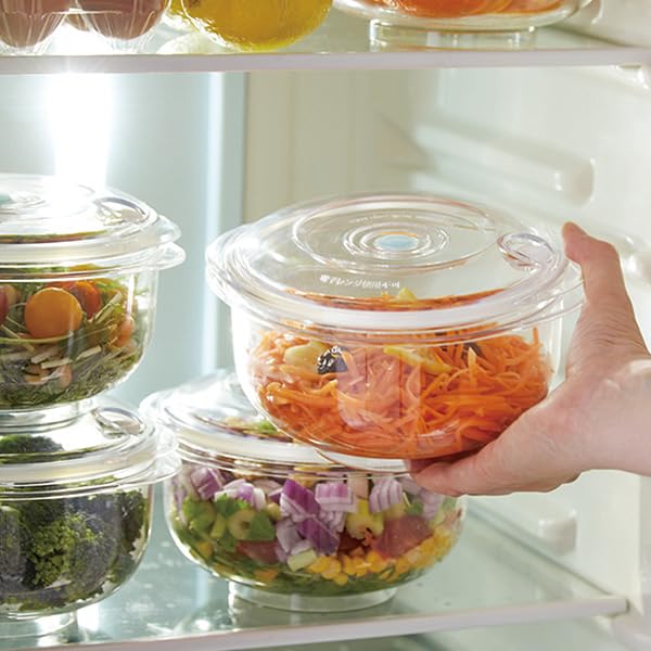 Amazon.co.jp: [アサヒ軽金属] 真空サラダボウル2個＆e-ポンプ (クリア