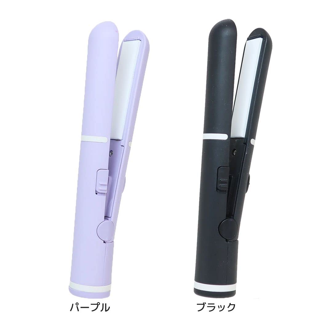 Amazon.co.jp: [生活雑貨]USB給電式ストレートヘアアイロン 【パープル
