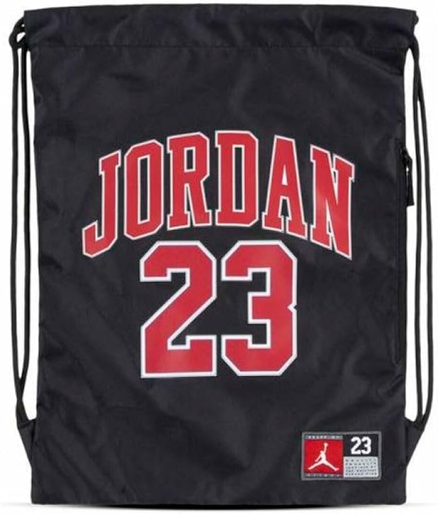 Amazon.com | Nike Air Jordan Jersey Gym Sack Bag (Black