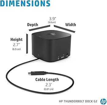 HP Thunderbolt Dock G2 (120W) : Amazon.ca: Electronics