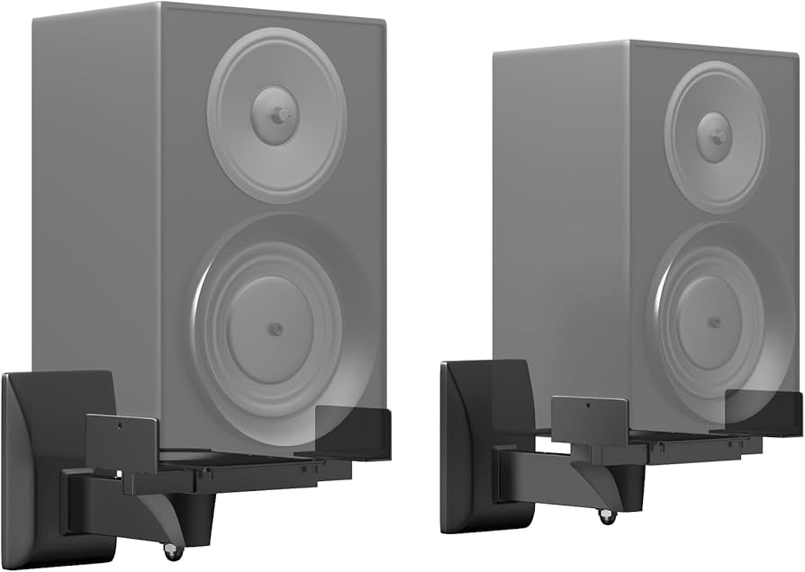 Amazon | WORLDLIFT 大型スピーカー 壁掛け金具 耐荷重各25kg さ調節