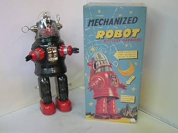 Amazon.co.jp: 大阪ブリキ ブリキ 電動歩行 Mechanized Robot メカ