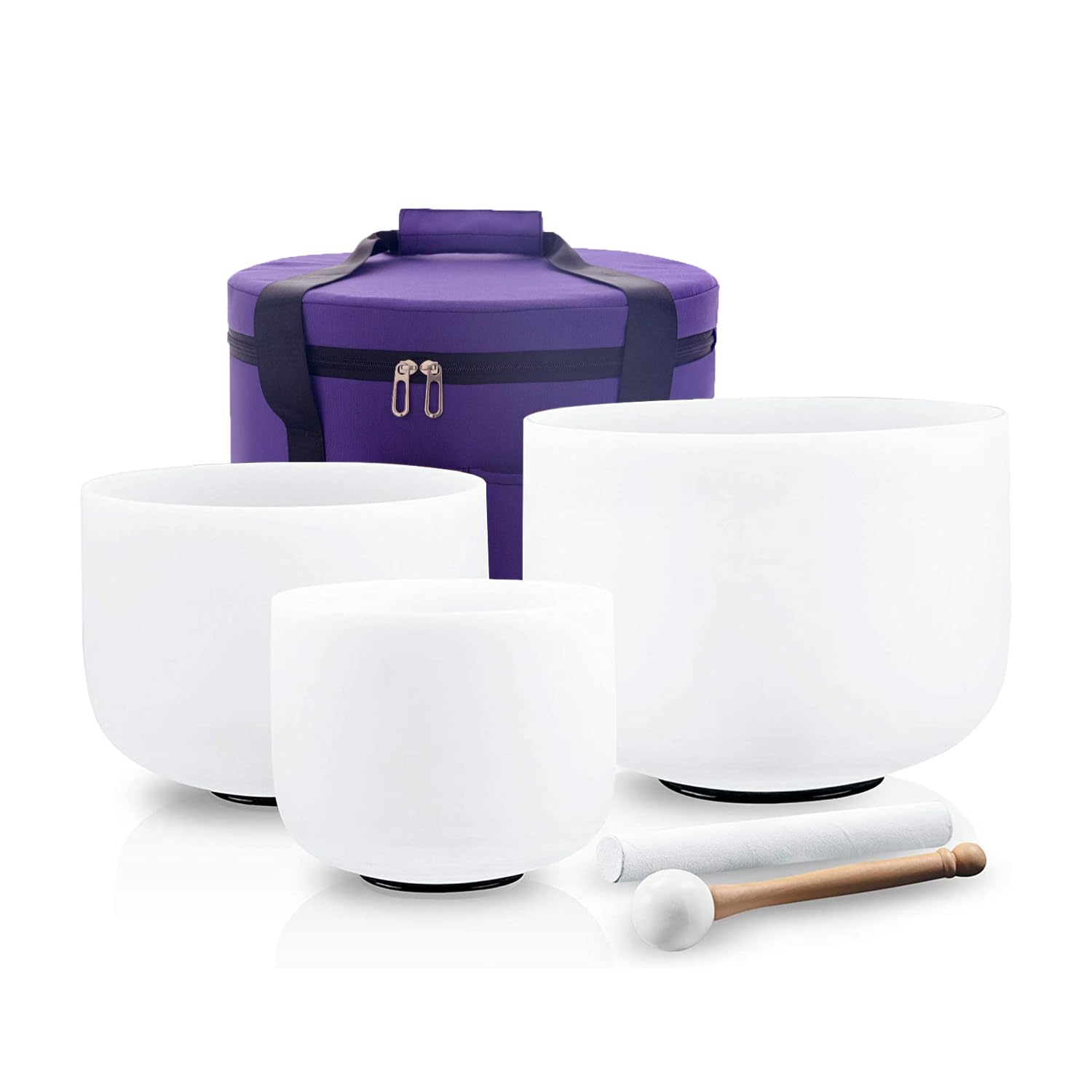 Amazon.com: Hye-eun Crystal Singing Bowls Set, 432hz of 3pcs