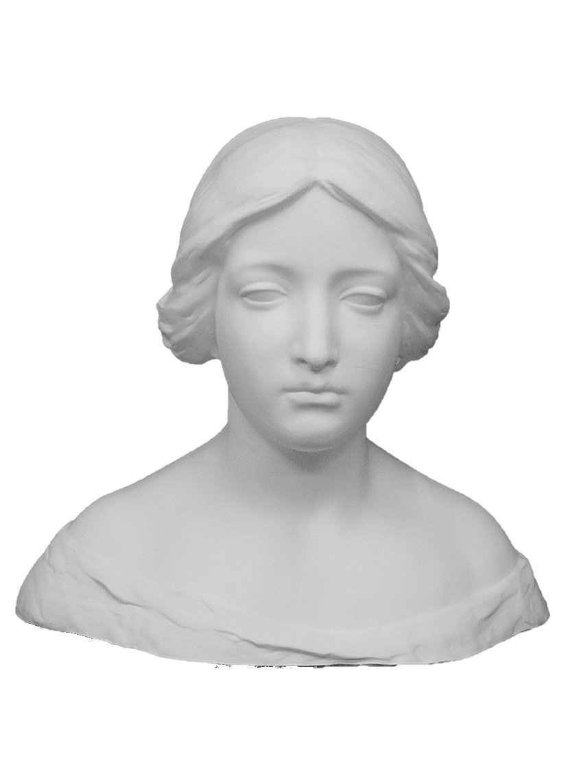 Amazon.co.jp: 石膏像 K－154 ジャンヌダルク胸像 H．40cm