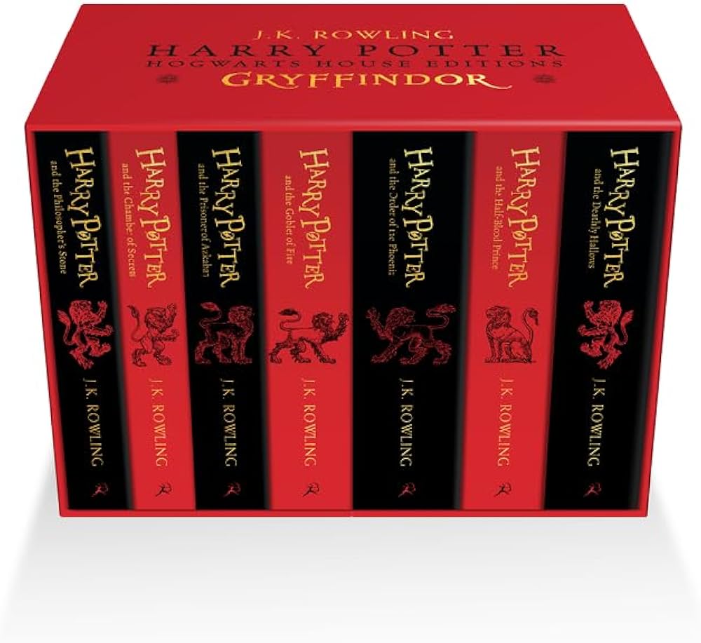 Harry Potter Gryffindor House Edition Paperback Box Set: Rowling